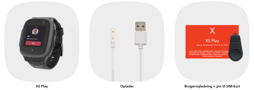 X5 Play pakkeindhold