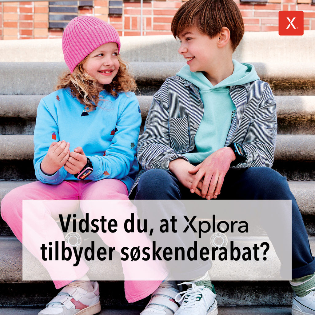 Xplora tilbyder søskenderabat