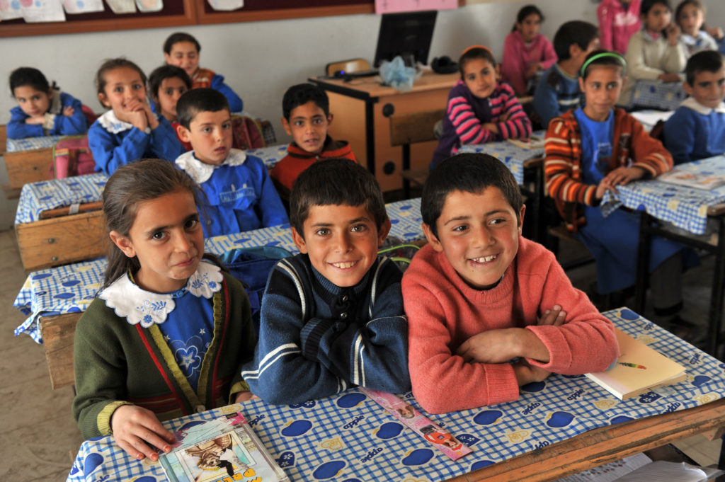 Skolebørn i Libanon