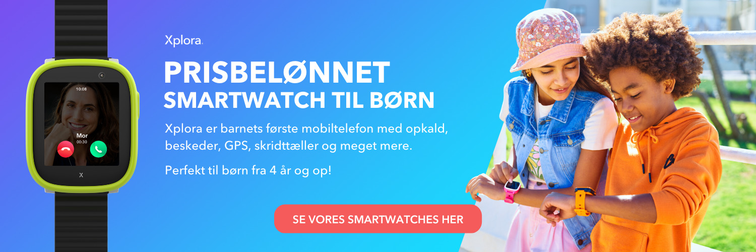 Prisbelønnet Xplora børneur bedst i test Bedste GPS ur til børn