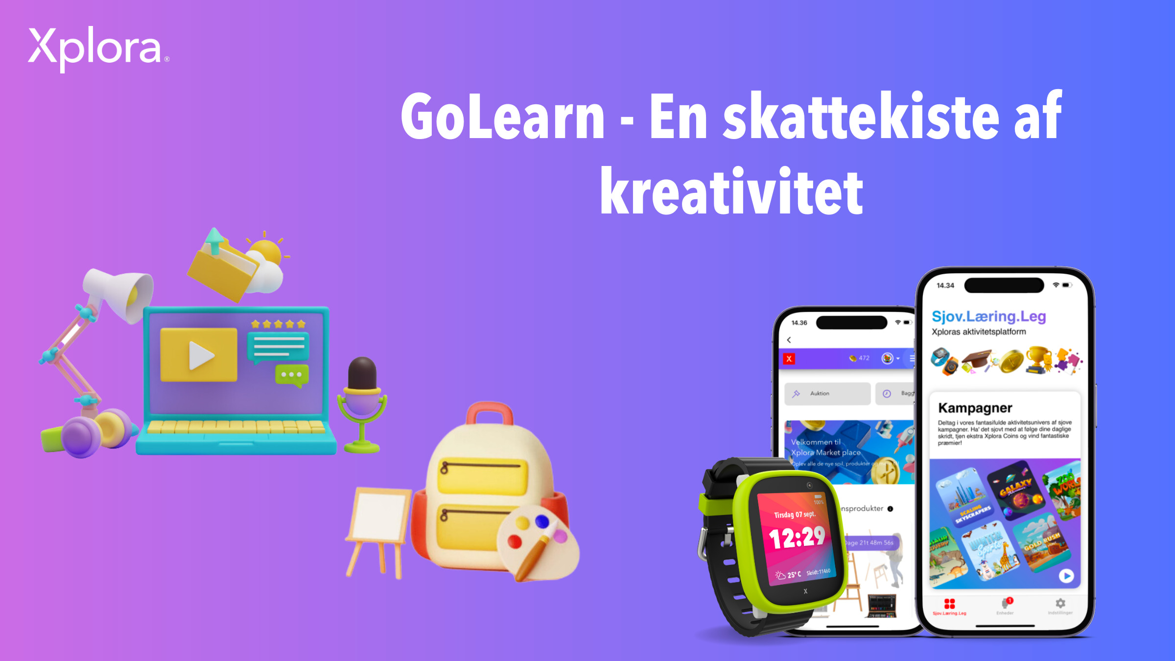 Golearn aktivitetsplatform Xplora